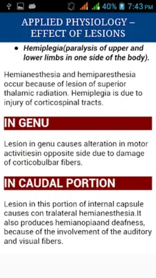 Nervous System Physiology android App screenshot 0